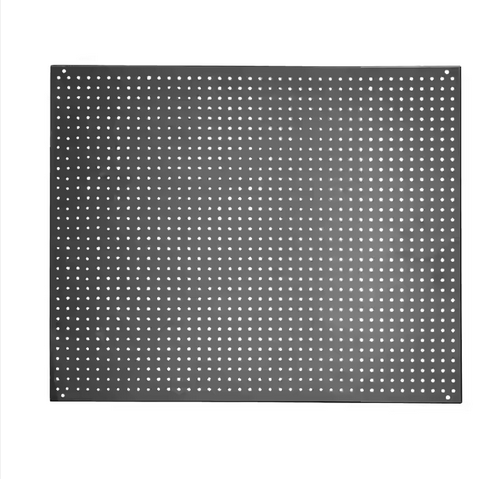 Black Metal Wall Organizer Peg Panel
